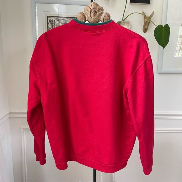 Vintage 90s Endless Design Sweatshirt Apple Tree Embroidered Teacher L - Picture 7 of 8